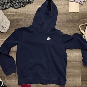 blue nike hoodie